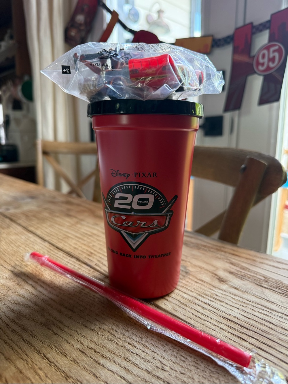 Disney/Pixar Cars 20th Anniversary Cinema Cup AMC Exclusive